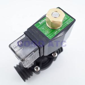 常开双向塑料电磁阀NBR/EPDM/FKM 1/<span class=keywords><strong>2</strong></span> "3/4 1英寸节流孔15/20/25毫米PP-15/20/25k水阀10bar 220V无高质量 - Product Image 6