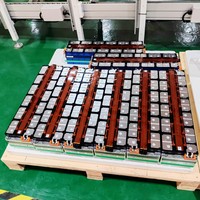 Modul penyimpanan energi sel 32V 36v 39V 100ah, baterai Lithium Ev Lifepo4 1P12S 1P10S/11S 100ah