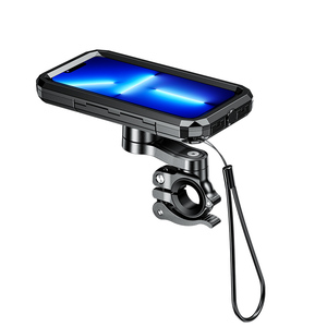 Support de guidon de vélo universel 360 Rotation étanche à dégagement rapide support de boîtier de téléphone portable accessoires de moto - Product Image 4