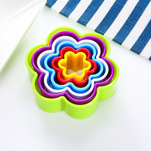 Colorful Plastic Cookie <b>Cutter</b> Set Multi‑Shape Heart Star Christmas Tree Gingerbread <b>Man</b> Fondant Biscuit Molds Baking Tools - Product Image 2