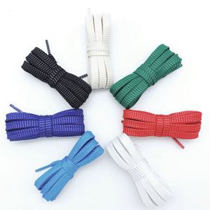 Cordones Planos Deportivos Personalizados de 8mm de Ancho, Coloridos, Nuevo Estilo, Cordones de Poliéster para Tenis, Accesorios Deportivos Casuales para Zapatillas - Product Image 3