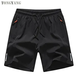 TONGYANG Summer Sports Shorts Men New Cool Breathable Comfortable Elastic Waist Short Pants Men's Beach Shorts
