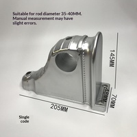 Support de tringle à rideau fixe de style moderne haut de gamme pour villa, accessoires romains