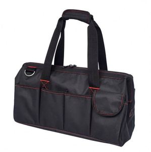 Free sample 18-inch Tool <b>Storage</b> Bag Organiser, Wide <b>Open</b> Mouth Heavy Duty Muti-Purpose Tool Bag with Adjustable Shoulder Strap - Product Image 4