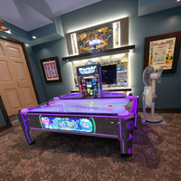Gagnez de l'argent Machine de jeu à pièces Arcade Mesa De Hockey De Aire Machine de jeu de table à air hockey à pièces