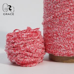 Hilo de Chenilla de Dos Colores, 6 Nm, 50% Poliéster, 50% Algodón, para Máquinas de Tejer y Coser, Hilo Grueso para Telas de Muebles - Product Image 2