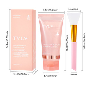 Mascarilla Facial Nocturna de Nicotinamida, Hidratación y Humectación Duraderas para la Piel, Cosmético Facial para Mujeres - Product Image 1