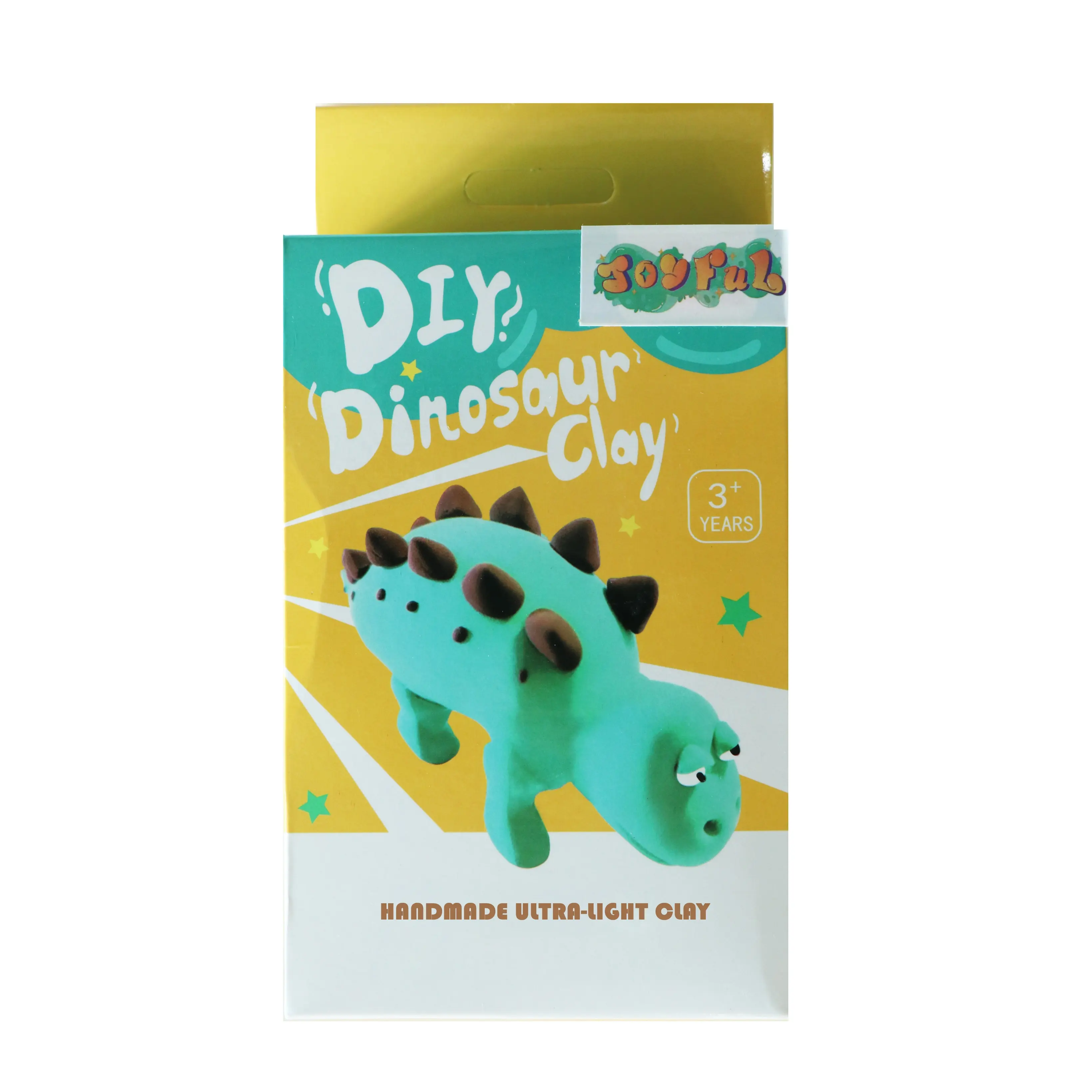 JOYFUL 6 Kits de manualidades de dinosaurios con sello de escala de dinosaurio y arcilla de modelado no seca-Regalos de dinosaurios Juguetes Artes y manualidades para niños