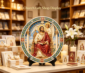 Artesanía de Resina Personalizada, Placa Escultórica de la Iglesia Católica, San Mateo, Arte Decorativo en Relieve 3D, Evangelista, Decoración de Pared para el Hogar, Regalo, Venta al por Mayor - Product Image 5