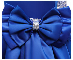 Robe de princesse bouffante à nœud et fleurs pour bébé fille, idéale pour les spectacles et les fêtes, pour tout-petits et enfants – Grande Vente, Haute Qualité - Product Image 3