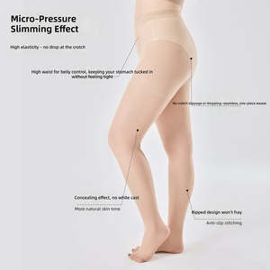 Collants ultra fins super maxi transparents pour femmes, haute élasticité, anti-accroc, sans couture, doux, respectueux de la peau, pour les grandes tailles - Product Image 3