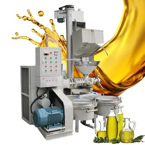 Machine à presser automatique pour l'huile de cuisson des olives de soja de grande capacité