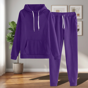 Wholesale Custom Autumn Breathable Plus Size Maternity Blank Plain Solid Color Tracksuit <b>Men</b> Sweatpants Shorts Hoodie Set Women - Product Image 2