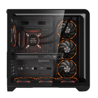 Boîtier d'ordinateur PC personnalisé OEM d'usine 2024, boîtiers et tours de jeu ATX, cabinet en verre trempé pour jeux de bureau