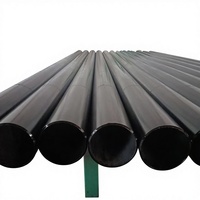 Tuyau de système d'eau sans soudure en acier au carbone SCH40 de 8 pouces, peinture noire pour la construction, fabriqué par le fabricant