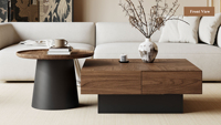 Table basse orientale artisanale - Nouvelle pièce maîtresse en bois pour la décoration intérieure