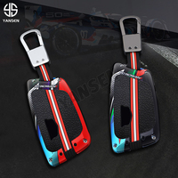 Coque de support de porte-clés de couverture de clé de voiture en alliage de Zinc pour Cadillac CT4 CT5 CT4-V C8 Corvette 2020 2021 Escalade