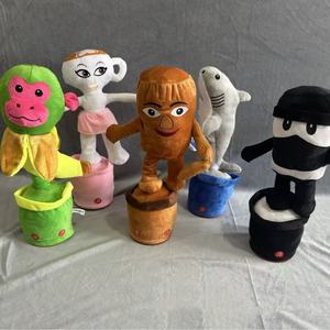 Juguetes de peluche transfronterizos Shan Hai Jing, juguetes interactivos eléctricos que aprenden a hablar, bailar, cantar y brillar. - Product Image 2