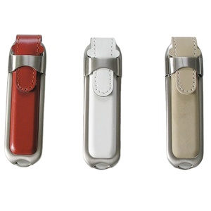 <span class=keywords><strong>แฟลช</strong></span>ไดรฟ์ USB หนัง PU ความจุจริงแบบขายส่ง พร้อมโลโก้สั่งทำพิเศษ - Product Image 1