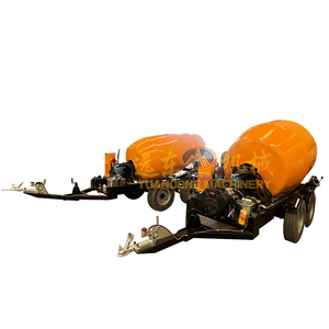 Prêt à l'emploi 2m3 Cubes alimentation béton boue <span class=keywords><strong>sable</strong></span> mélangeur camion auto chargement <span class=keywords><strong>1</strong></span>-8 mètres cubes Yards ciment mélangeur remorque - Product Image 1