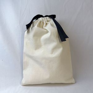 Eco-Friendly Biodegradable Organic Cotton <b>Drawstring</b> <b>Pouches</b> for Gift Use with Custom Logo - Product Image 3
