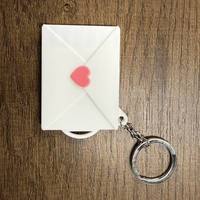 Porte-clés personnalisé avec photo, porte-clés en forme de cœur, pendentif souvenir personnalisé, cadeau de la Saint-Valentin pour couple