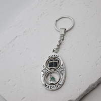 Porte-clés en alliage de zinc émaillé, Makkah Kaaba, mosquée du Prophète, souvenir du pèlerinage du Hajj, Ramadan, Eid