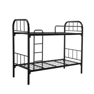 Muebles de dormitorio Moderno marco de la cama Muebles baratos de marco de acero de 3 niveles de metal triple litera s metal doble literas para los adultos