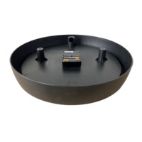 Relojes WiFi analógicos sincronizados con segundero silencioso, 13,7 ", con carcasa de plástico negro, cambio de DST automático