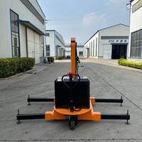 Mini-grue mobile rotative de 2 tonnes, hauteur de levage de 4,6 m, commande piétonne, palan hydraulique à batterie, grue à flèche autopropulsée de petite taille