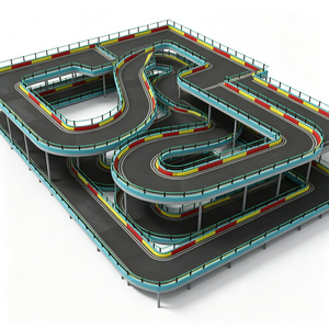 Nouvelle Barrière Intérieure Personnalisée pour Piste de Karting – Échantillon de Piste de <span class=keywords><strong>Course</strong></span> pour Karting et Aire de Jeux - Product Image 1