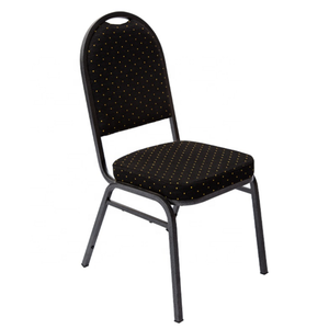 Silla de tela apilable para banquetes de hotel, económica, de fabricante chino, para decoración y bodas - Product Image 1