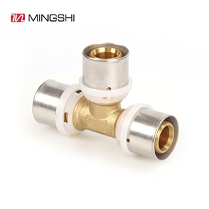 Raccords de presse en laiton profil TH pour tuyau d'eau pex <span class=keywords><strong>multicouche</strong></span> d'usine OEM - Product Image 5