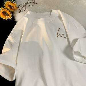 T-shirt d'été sans manches pour homme, imprimé floral perlé, nouveau, simple, tendance, polyvalent, en coton épais, coupe ample - Product Image 6