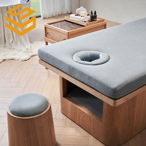 Luxuriöses modernes Holz-Großraum-Spa-Bett mit Umgebungs beleuchtung für Schönheits salons und Hotels für thailändische <span class=keywords><strong>Massage</strong></span> - Product Image 2