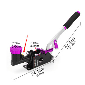 Frein à main modifié pour voiture de course <span class=keywords><strong>AOSU</strong></span>, frein à main hydraulique en aluminium avec pot de frein à main pour usage universel - Product Image 3
