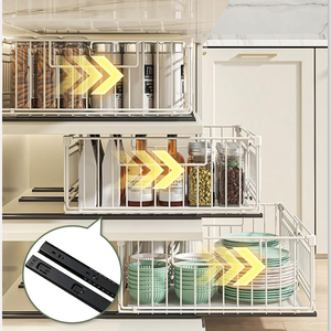 Système de rangement extensible pour placard : étagères coulissantes, paniers pliables pour vêtements, organiseurs de tiroirs pour armoire - Product Image 2
