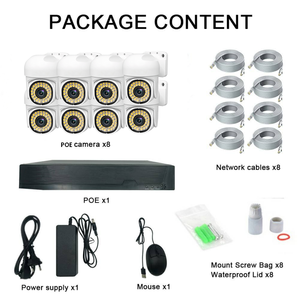 Système de caméra CCTV 8 canaux à connexion facile, caméra PTZ POE 4MP 5MP 8MP 4K avec kits NVR POE, prise en charge audio bidirectionnelle couleur intégrale - Product Image 3