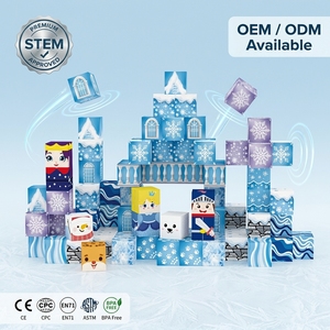 Set di Costruzioni Magnetiche 3D Frozen Princess OEM 98 Pezzi, Cubi Magnetici STEM, Giocattoli Educativi, Set di Mattoncini per Castello di Ghiaccio per Bambini e Bambine - Product Image 3