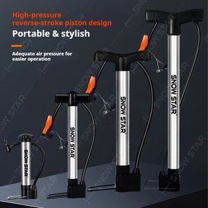 <span class=keywords><strong>Pompe</strong></span> <span class=keywords><strong>à</strong></span> air multifonctionnelle pour <span class=keywords><strong>vélo</strong></span> de montagne, <span class=keywords><strong>vélo</strong></span> de route et ballons - Product Image 2