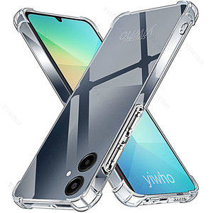 Funda de teléfono suave y transparente a prueba de golpes para <span class=keywords><strong>Samsung</strong></span> <span class=keywords><strong>Galaxy</strong></span> A06 A05 A55 A35 A25 A15 fundas traseras cubiertas transparentes A 06 05 <span class=keywords><strong>55</strong></span> 25 15 - Product Image 1