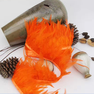 Tùy Chỉnh Màu Sắc <span class=keywords><strong>Pheasant</strong></span> <span class=keywords><strong>Feather</strong></span> Trim <span class=keywords><strong>Fringe</strong></span> Cho Quần Áo - Product Image 4