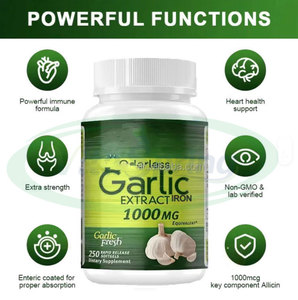 VitaSpring toptan organik sarımsak yağı kapsül saç bakımı büyüme takviyesi sarımsak kapsüller - Product Image 3