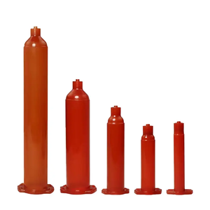 Amber US EFD tabung jarum suntik UV pneumatik, Dispenser cairan lem jarum suntik empat buah - Product Image 2