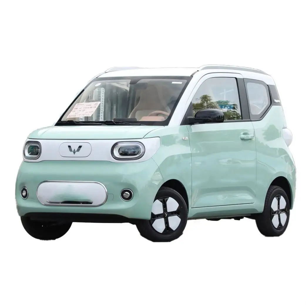 מכוניות חשמליות תוצרת סין וולינג במהירות גבוהה 140 קמ""ש ארבע גלגלים במהירות גבוהה מכוניות חשמליות מיני EV שיוט רכב