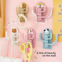 Étagère murale pour organiser les jouets, étagère murale en plastique, supports de rangement muraux pliables, crochet mural adhésif multifonctionnel pour la cuisine