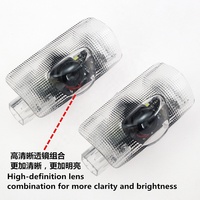 Luces de Proyección LED HD con Logotipo Personalizado, Luces de Bienvenida Inalámbricas para Puerta, Efecto de Sombra Fantasma, Precio de Fábrica, 12V, Nuevo para Toyota Camry Crown