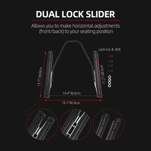 JIABEIR 1095 Universal Driver Car Leather regolabile Sport Simulator manifattura all'ingrosso Memory Soft Foam Sim Racing Seat - Product Image 6