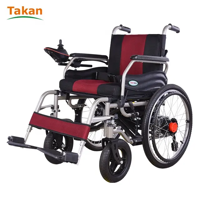 Takan sedia a rotelle a quattro ruote elettrico in acciaio