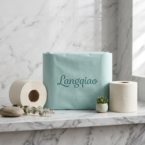 <span class=keywords><strong>Papel</strong></span> Higiénico Langqiao Firme y Resistente, de 2 Capas, Compostable, para Granjas, Cabañas y Estancias Rurales - Product Image 1